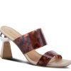 Online Azura Dashing Sandal Brown Multicolor