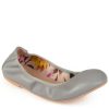 Hot Journee Collection Lindy Ballet Flat Grey