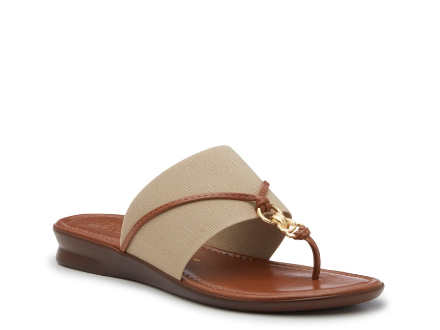 Clearance Italian Shoemakers Camy Sandal Taupe