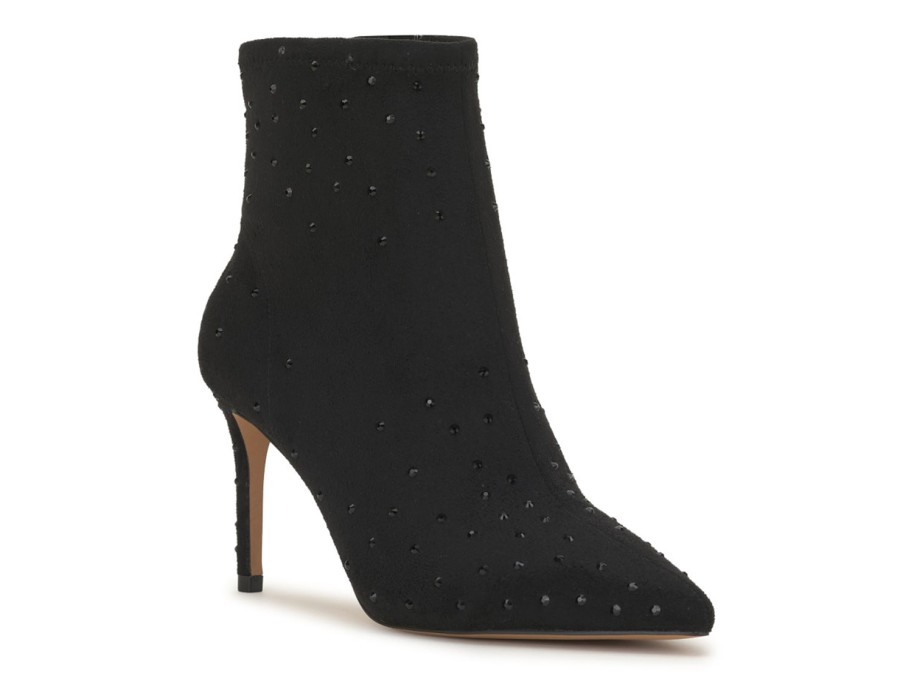 New Jessica Simpson Semaja Bootie Black Synthetic Suede