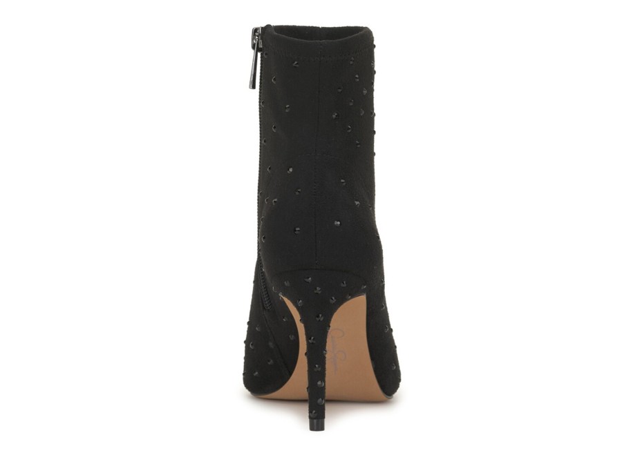 New Jessica Simpson Semaja Bootie Black Synthetic Suede