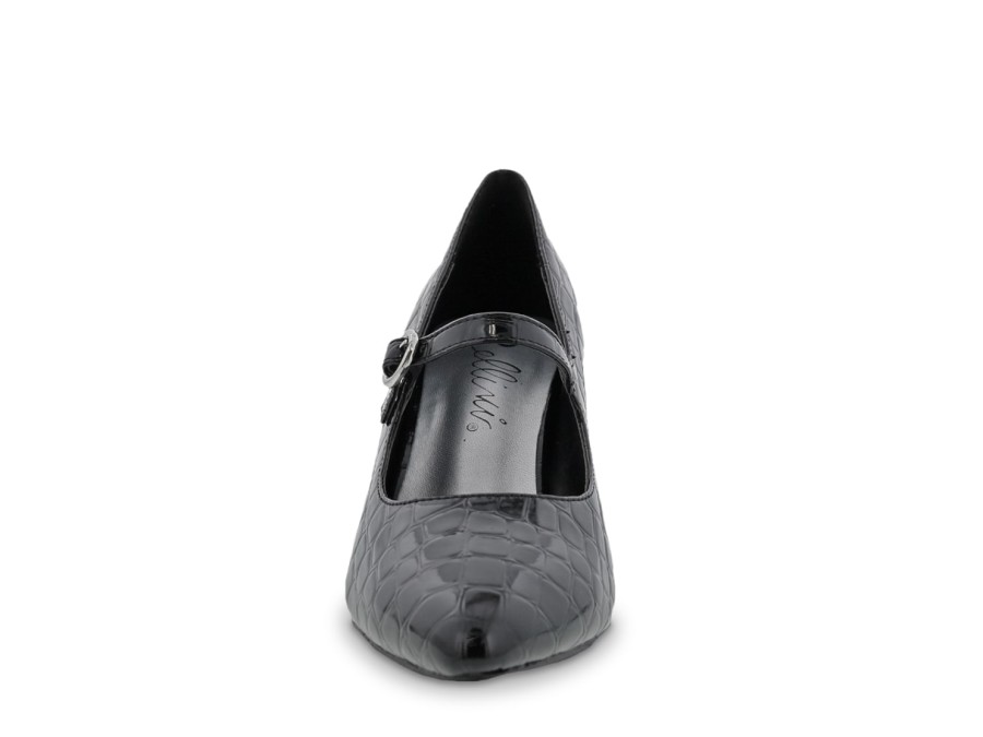 Clearance Bellini Vex Pump Black Croc Print