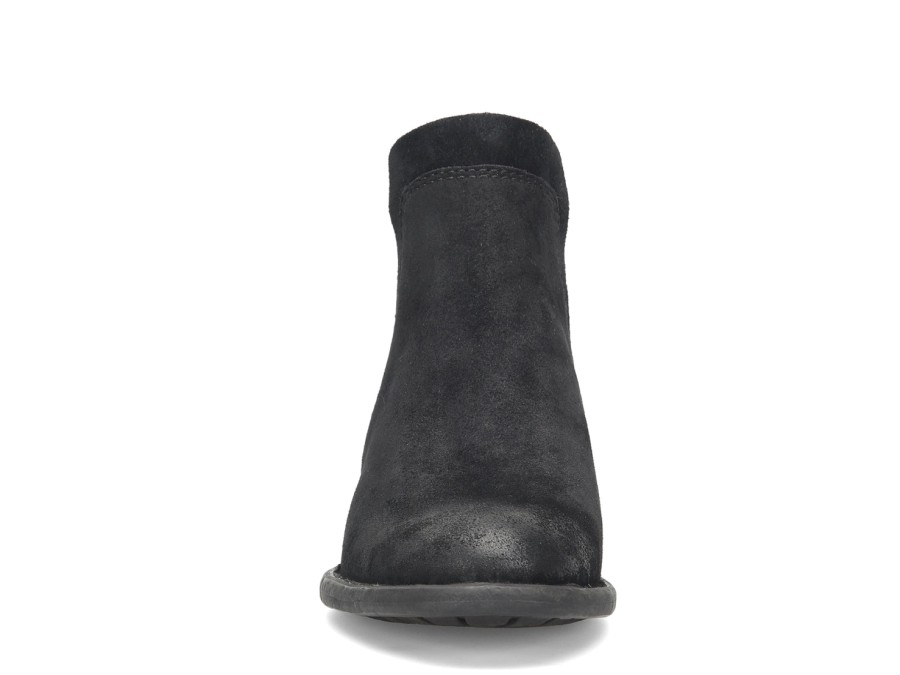 Hot Born Laney Chelsea Boot Black Suede