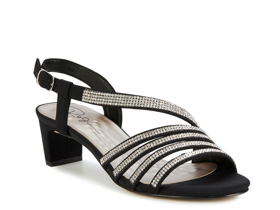 Wholesale Ros Hommerson Lettie Sandal Black Textile