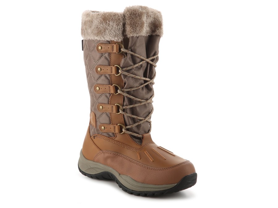 Wholesale Pacific Mountain Whiteout Wide Calf Snow Boot Cognac/Taupe