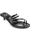 Best Journee Collection Lettie Sandal Black