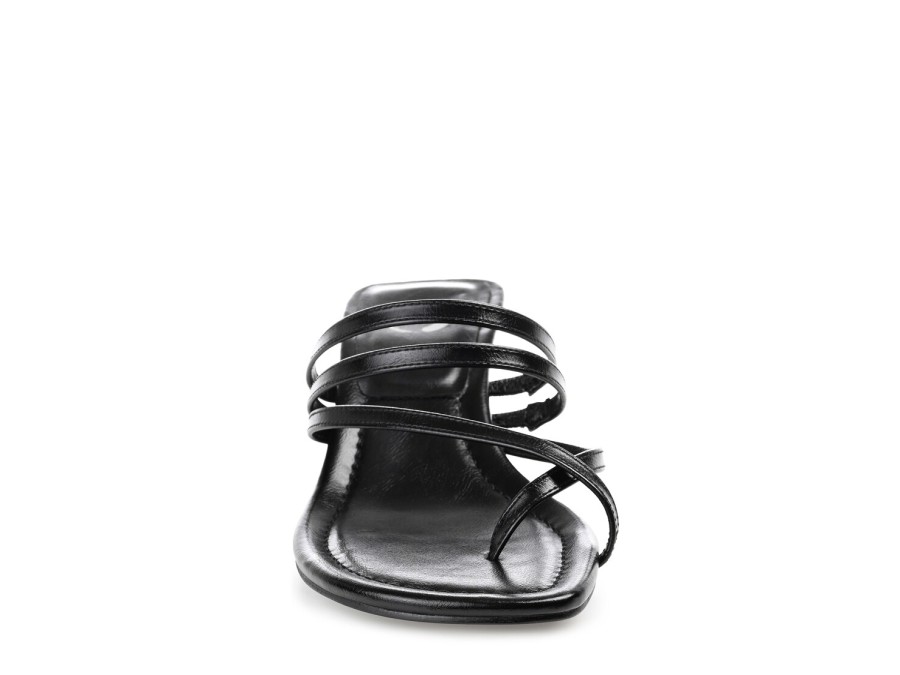 Best Journee Collection Lettie Sandal Black