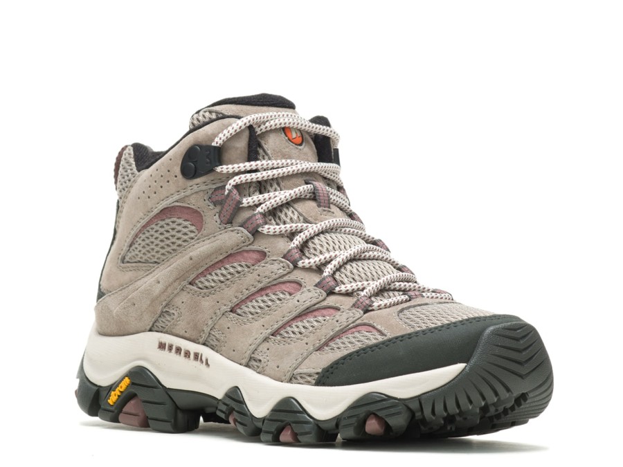 New Merrell Moab Hiking Shoe - Women'S Taupe/Pink