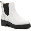 New Sam Edelman Jayln Platform Chelsea Boot White