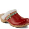 New L'Artiste by Spring Step Kush Clog Red