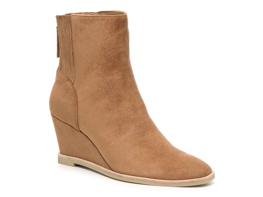 Best Dolce Vita Tessie Wedge Bootie Taupe