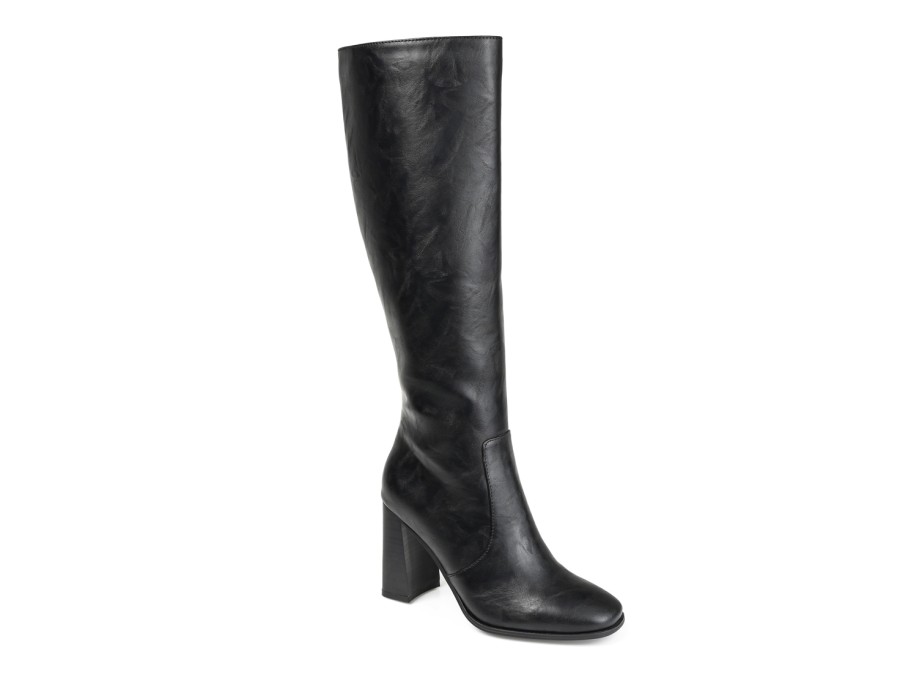 Best Journee Collection Karima Wide Calf Boot Black