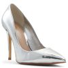 New Aldo Cassedyna Pump Silver Metallic