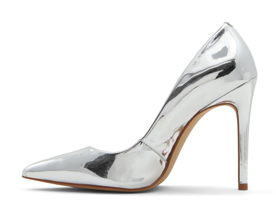 New Aldo Cassedyna Pump Silver Metallic