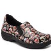 Wholesale Easy Works by Easy Street Bind Work Clog Black/Multicolor Sugar Skulls