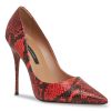 New BCBGMaxazria Nova Pump Red/Black Snake Print