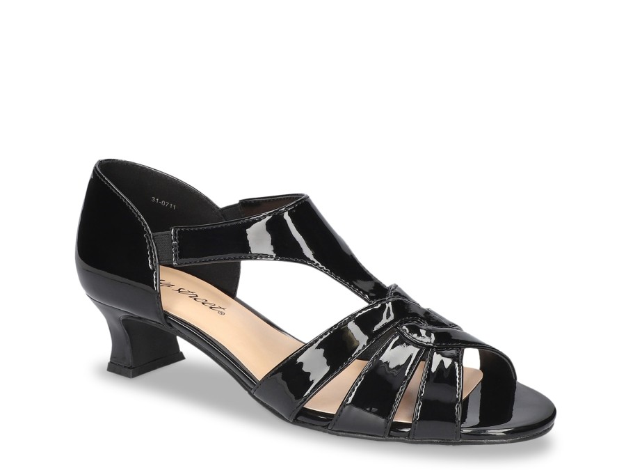 Best Easy Street Essie Sandal Black Patent