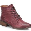 Hot Comfortiva Cordia Combat Boot Burgundy