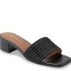 New Marc Fisher Cinasa Sandal Black