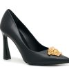 Online Versace Logo Pump Black