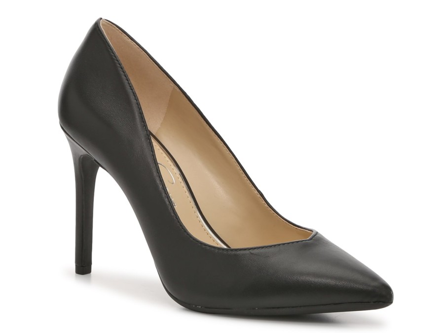 Wholesale Jessica Simpson Haneh Pump Black Leather