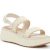 Online Dolce Vita Drake Platform Sandal Off White/Ivory Crochet Fabric