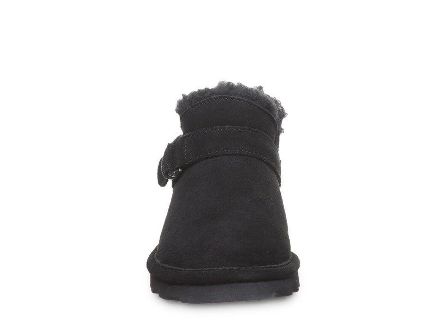 Clearance Bearpaw Shorty Buckle Snow Boot Black