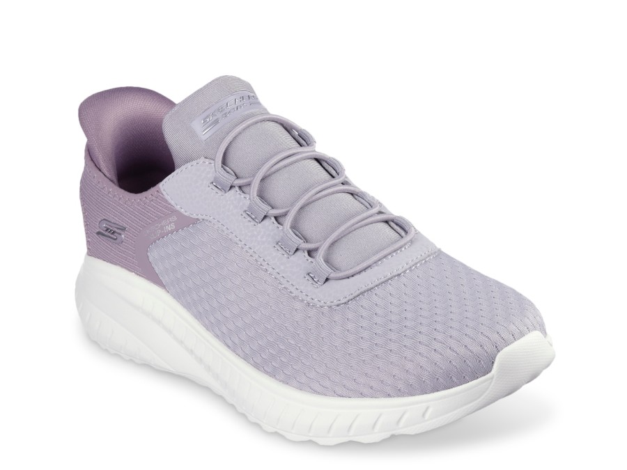 Best Skechers Hands Free Slip-Ins Bobs Sport Squad Chaos In Color Sneaker - Women'S Purple