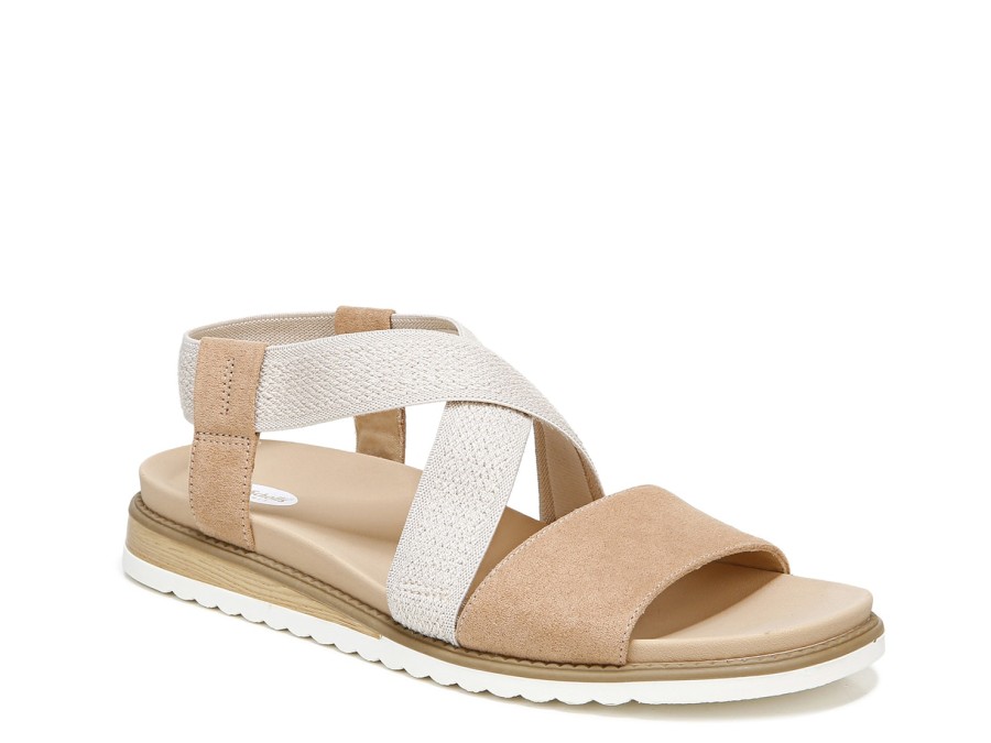 Wholesale Dr. Scholl's Islander Wedge Sandal Beige/Off White