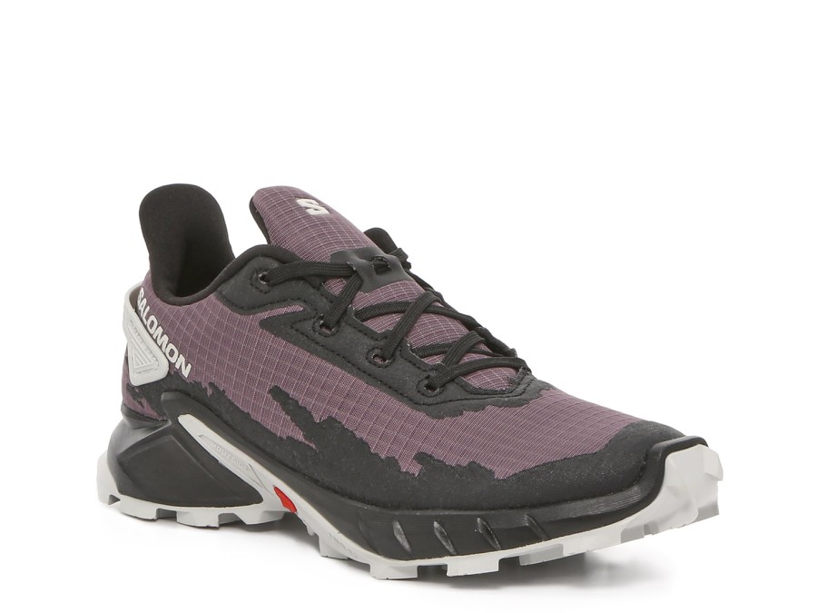 Best Salomon Alphacross 4 Hiking Shoe - Women'S Purple/Black