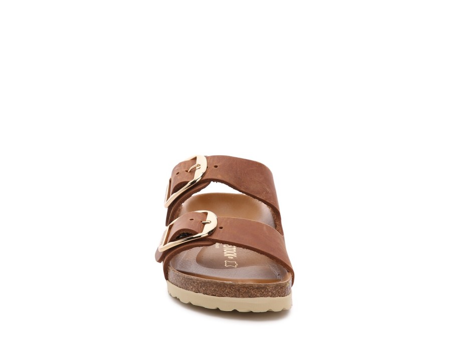 New Birkenstock Arizona Big Buckle Slide Sandal - Women'S Cognac