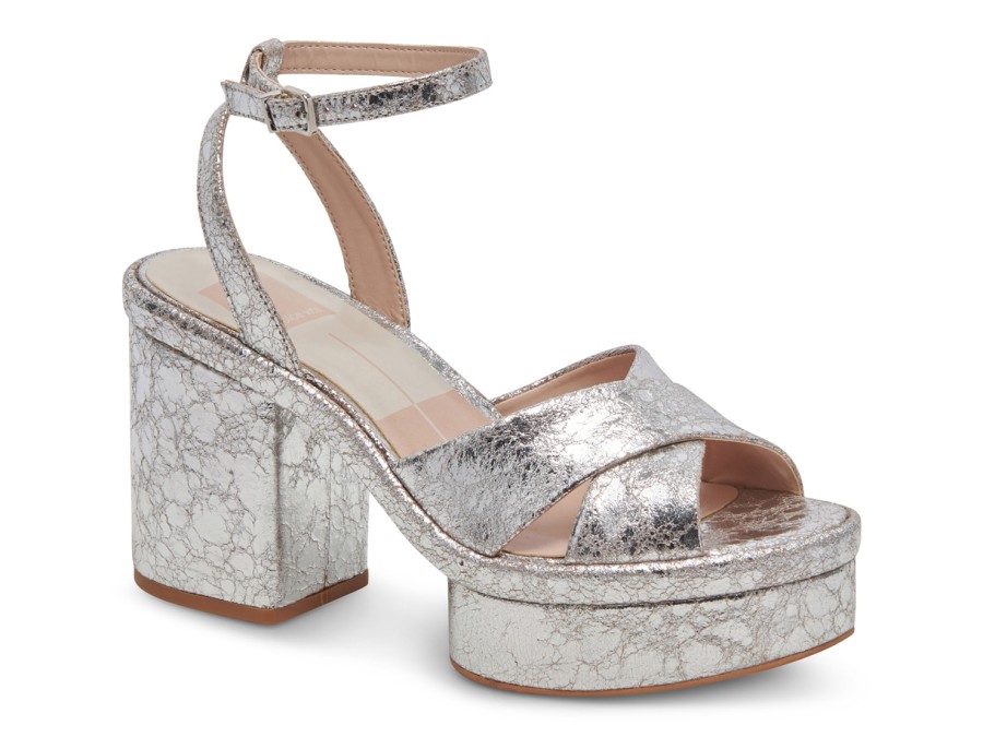 Wholesale Dolce Vita Laisha Platform Sandal Silver Metallic