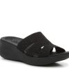 Best Skechers Pier Wedge Sandal Black