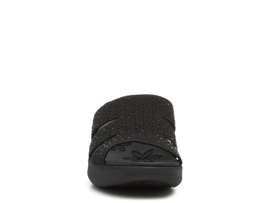 Best Skechers Pier Wedge Sandal Black