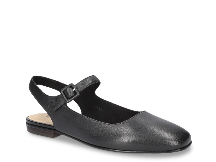 Best Bella Vita Andie Mary Jane Flat Black Leather