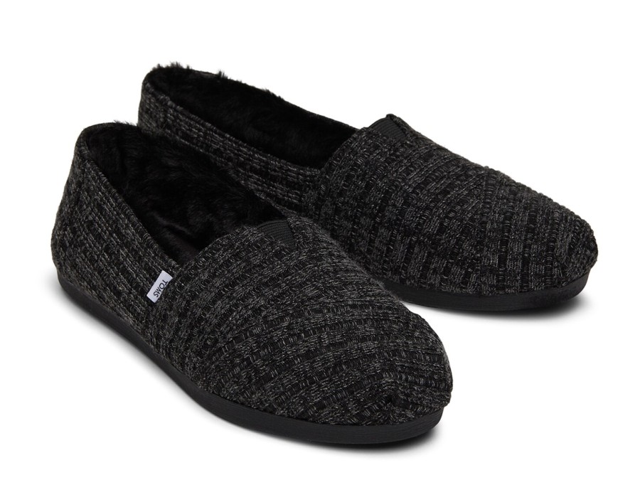 Best TOMS Alpargata Espadrille Cozy Slip-On - Women'S Black