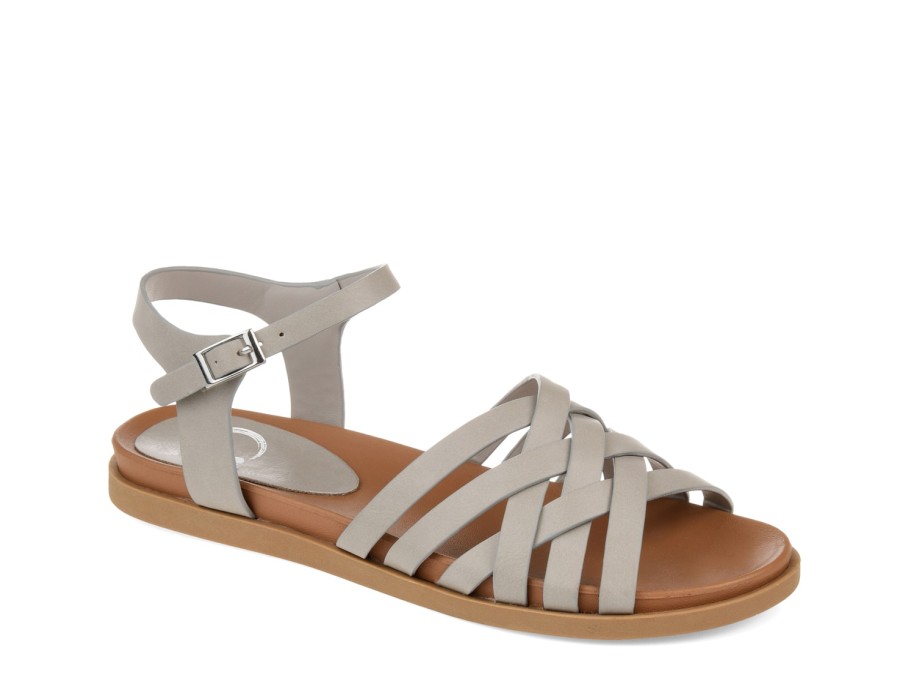 Best Journee Collection Kimmie Sandal Grey