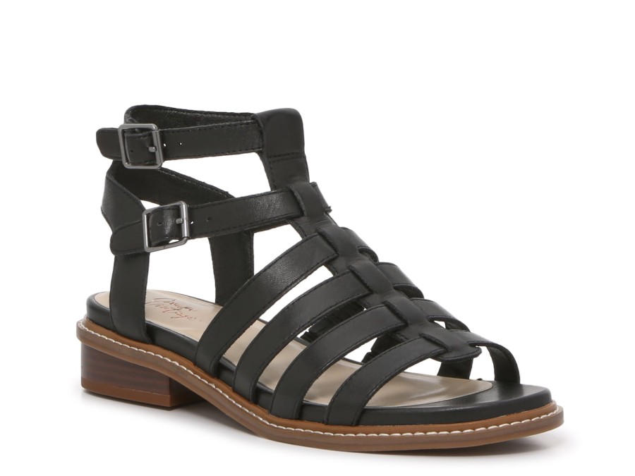 Clearance Crown Vintage Fornta Gladiator Sandal Black