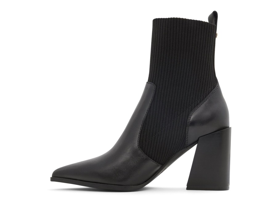 New Aldo Ganina Sock Bootie Black