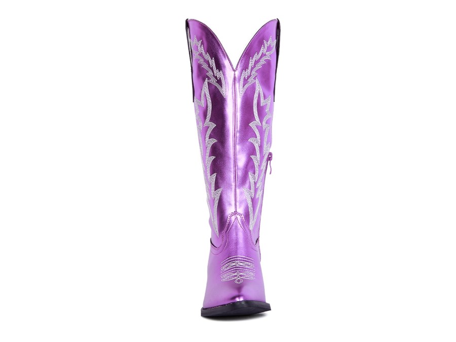 Best London Rag Cowby Boot Purple