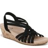 Best LifeStride Mallory Wedge Sandal Black