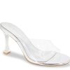 Hot BCBGeneration Martina Sandal Clear/Silver