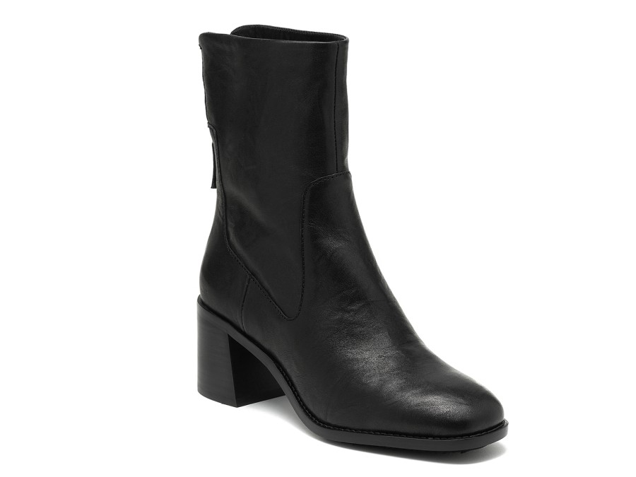 Hot Kelsi Dagger Brooklyn Island Bootie Black Leather