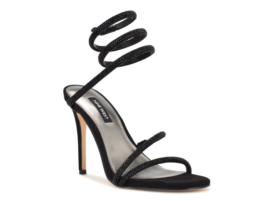 Online Nine West Maskil Sandal Black