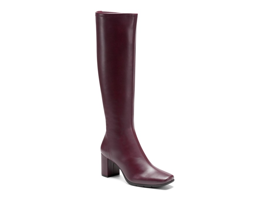 Hot Aerosoles Micah Boot Burgundy