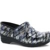 Best Dansko Professional Clog Blue/White/Multicolor Crisscross