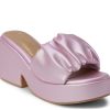 New Coconuts Rue Platform Sandal Rose Metallic