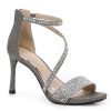 Hot Kelly & Katie Nielle Sandal Pewter Metallic