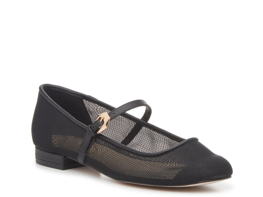 New Jessica Simpson Bronwyn Mary Jane Flat Black