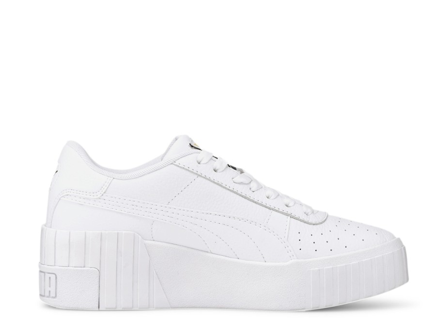 Clearance Puma Cali Wedge Sneaker - Women'S White